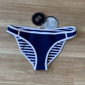 Duskii blue/White size medium bikini bottom